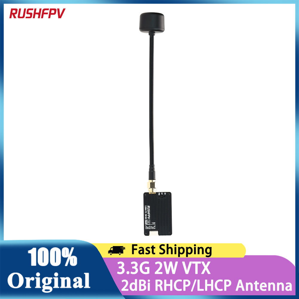 Drone Rc Toy - RUSHFPV 3.3G 2W VTX เครื่องส่งสัญญาณวิดีโอ FPV