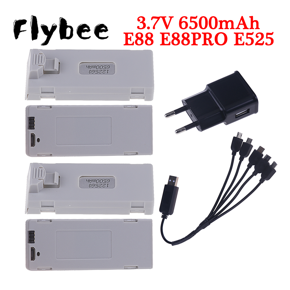 แบตเตอรี่ E88เดิม3.7V 6500mAh  - Drone Rc Leading บทวิจารณ์และราคา