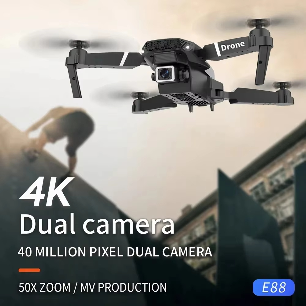 2026 โดรนรุ่นใหม่ E88 Pro อัปเ - Drone E88 Rc Quadcopter บทวิจารณ์และราคา